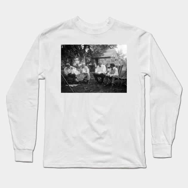 US industrialists and US President, 1921 (C023/0182) Long Sleeve T-Shirt by SciencePhoto